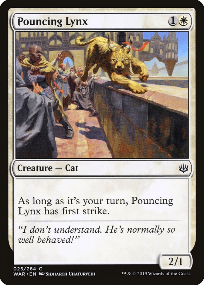 Pouncing Lynx [War of the Spark] | L.A. Mood Comics and Games