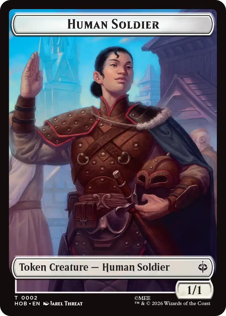 Human Soldier // Goblin Army (0004) Double-Sided Token [The Hobbit Tokens] | L.A. Mood Comics and Games