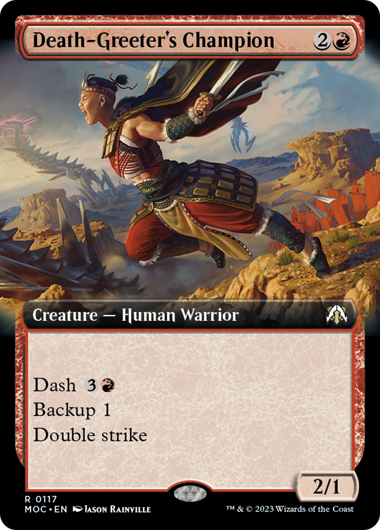 Death-Greeter's Champion (Extended Art) [March of the Machine Commander] | L.A. Mood Comics and Games