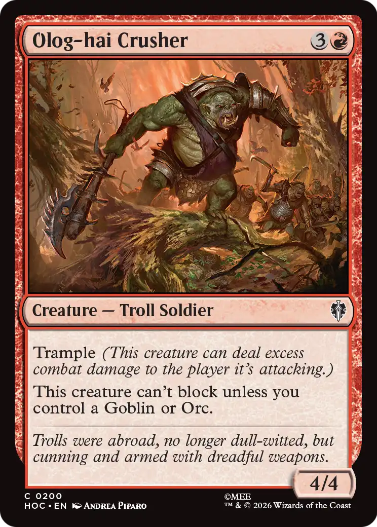 Olog-hai Crusher [The Hobbit: Eternal-Legal] | L.A. Mood Comics and Games