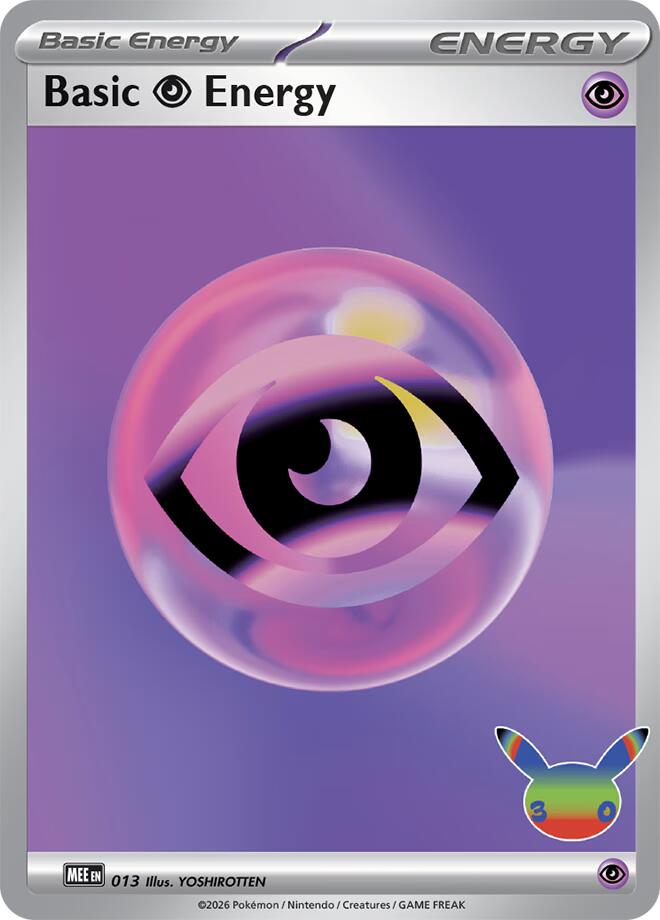 Basic Psychic Energy (013) (30th Celebration) [Mega Evolution Energies] | L.A. Mood Comics and Games