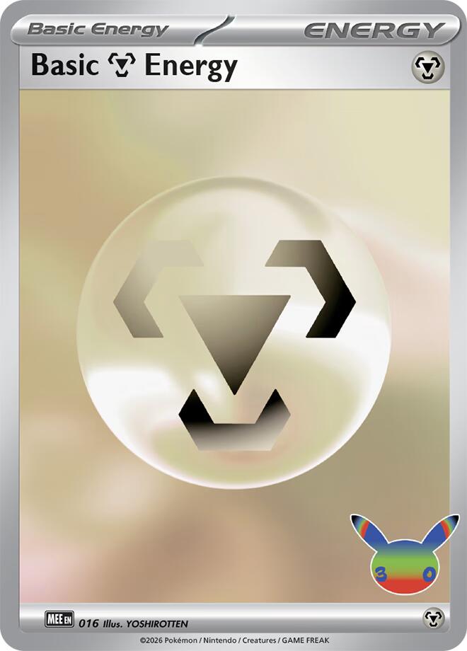 Basic Metal Energy (016) (30th Celebration) [Mega Evolution Energies] | L.A. Mood Comics and Games