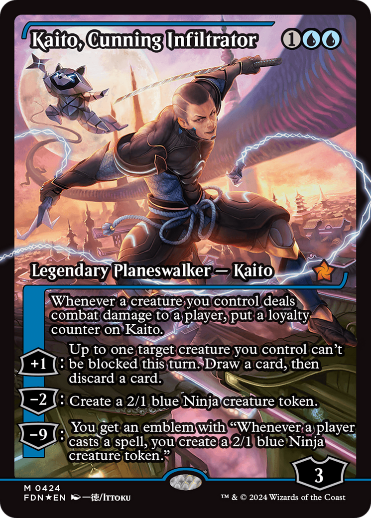 Kaito, Cunning Infiltrator (Showcase) [Foundations] | L.A. Mood Comics and Games