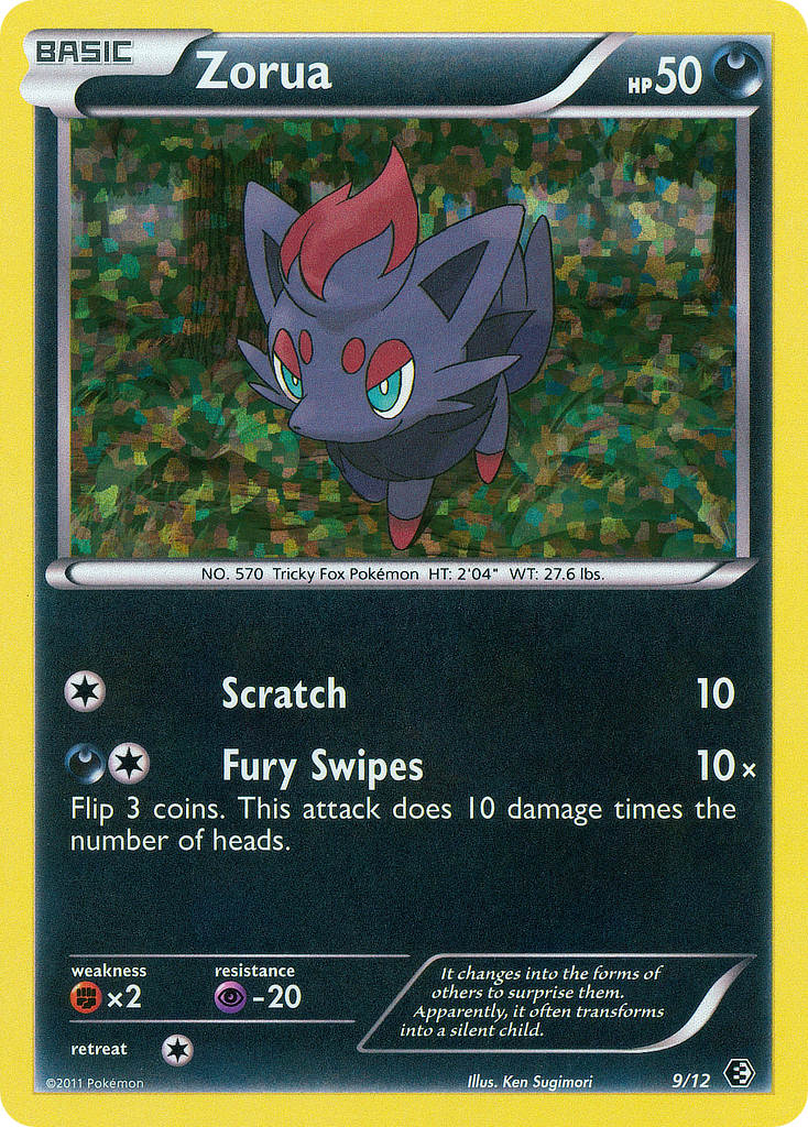 Zorua (9/12) [McDonald's Promos: 2011 Collection] | L.A. Mood Comics and Games