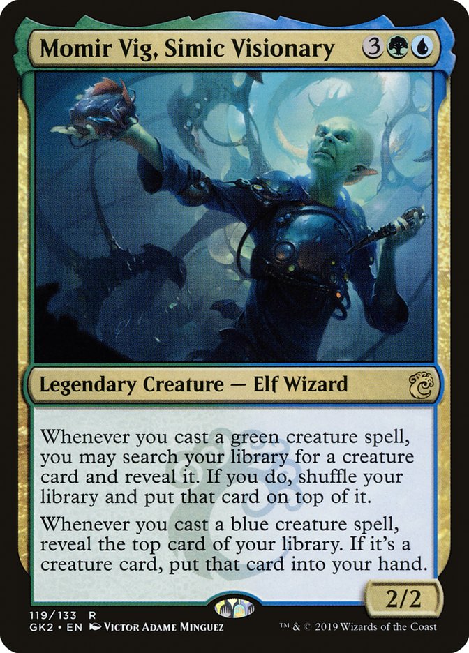 Momir Vig, Simic Visionary [Ravnica Allegiance Guild Kit] | L.A. Mood Comics and Games