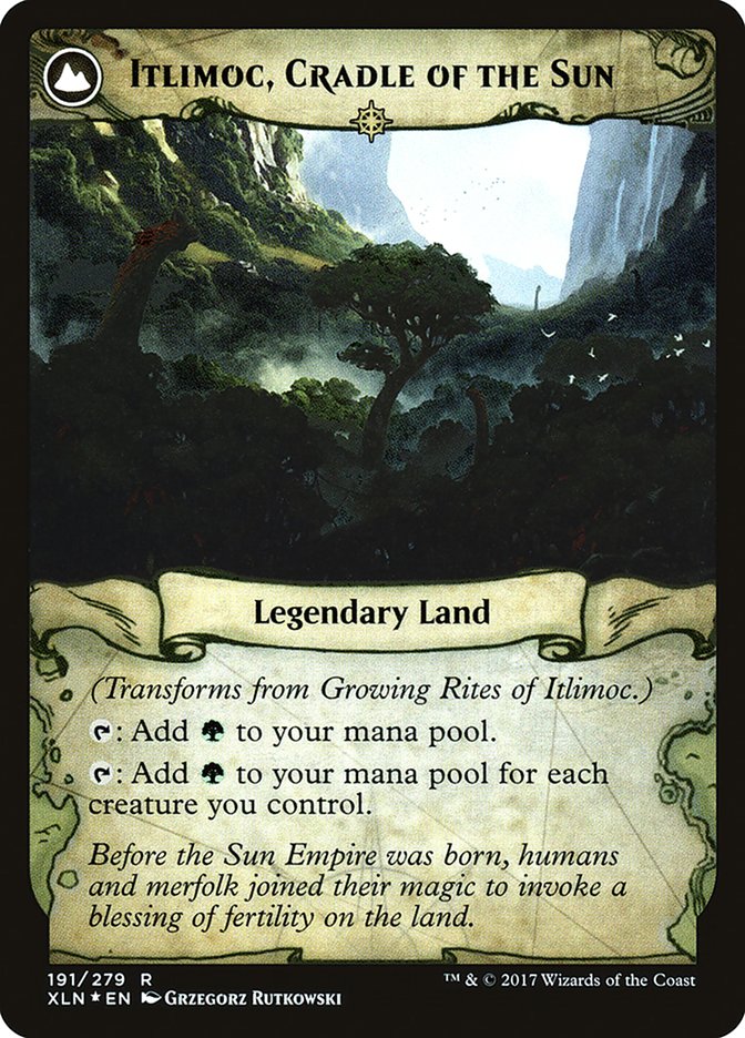 Growing Rites of Itlimoc // Itlimoc, Cradle of the Sun [Ixalan Prerelease Promos] | L.A. Mood Comics and Games