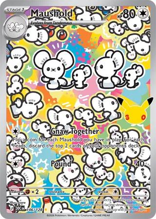 Maushold (146/128) [Mega Evolution: 30th Celebration] | L.A. Mood Comics and Games