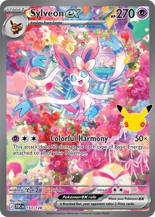 Sylveon ex (153/128) [Mega Evolution: 30th Celebration] | L.A. Mood Comics and Games