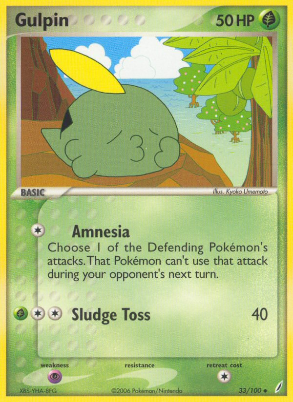 Gulpin (33/100) [EX: Crystal Guardians] | L.A. Mood Comics and Games
