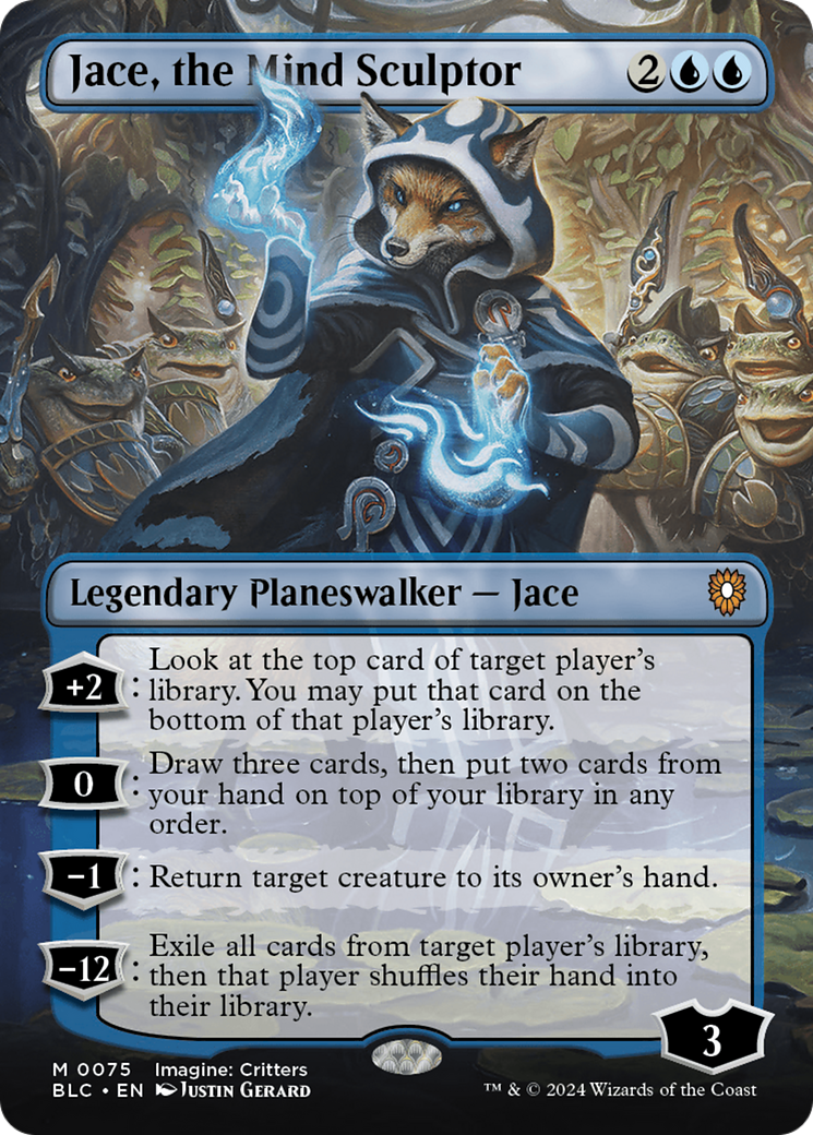 Jace, the Mind Sculptor (Borderless) [Bloomburrow Commander] | L.A. Mood Comics and Games