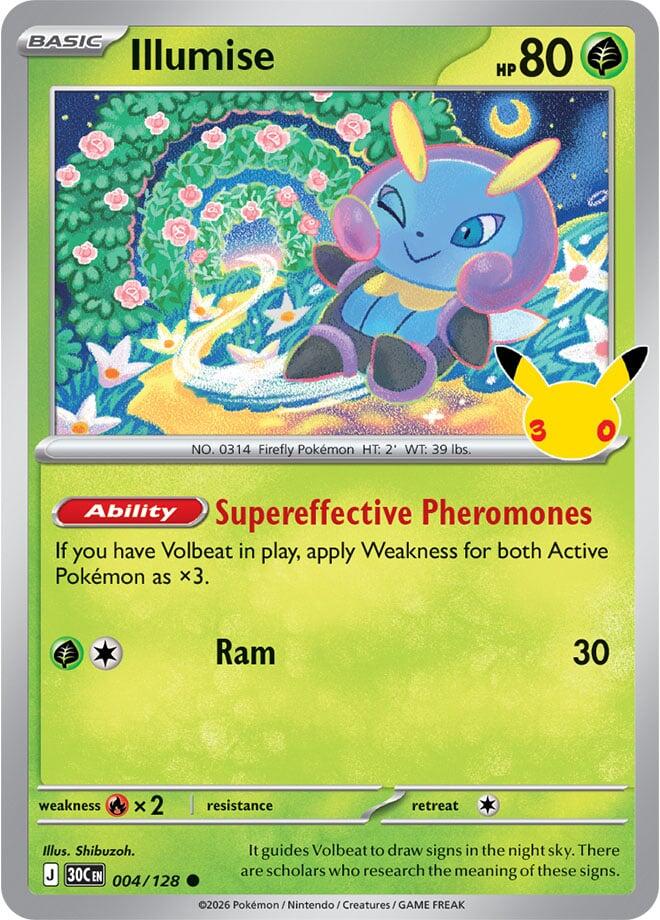 Illumise (004/128) [Mega Evolution: 30th Celebration] | L.A. Mood Comics and Games