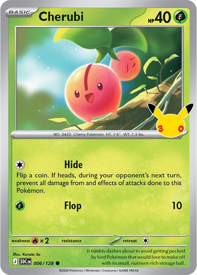 Cherubi (006/128) [Mega Evolution: 30th Celebration] | L.A. Mood Comics and Games