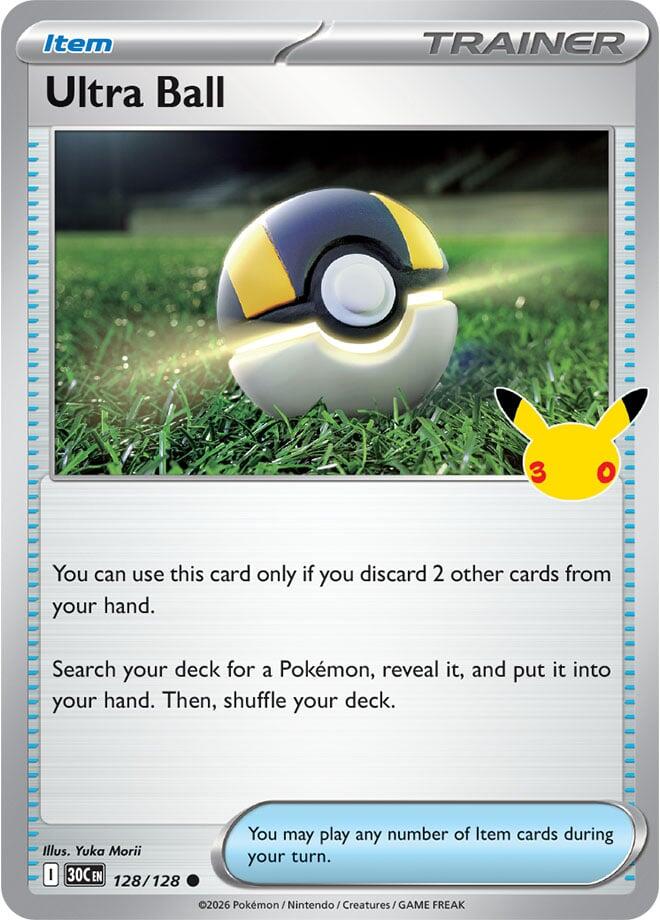 Ultra Ball (128/128) [Mega Evolution: 30th Celebration] | L.A. Mood Comics and Games