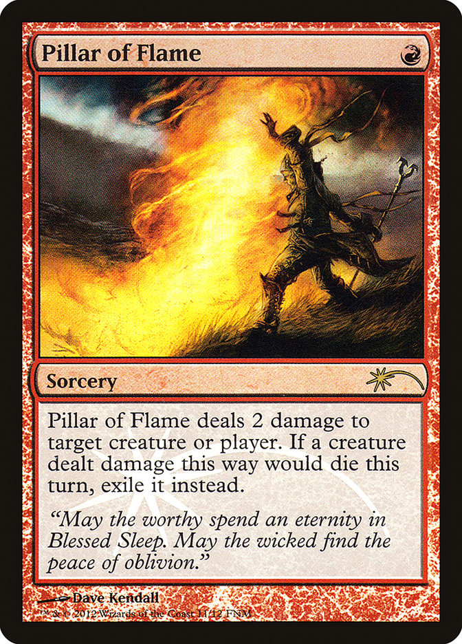 Pillar of Flame [Friday Night Magic 2012] | L.A. Mood Comics and Games