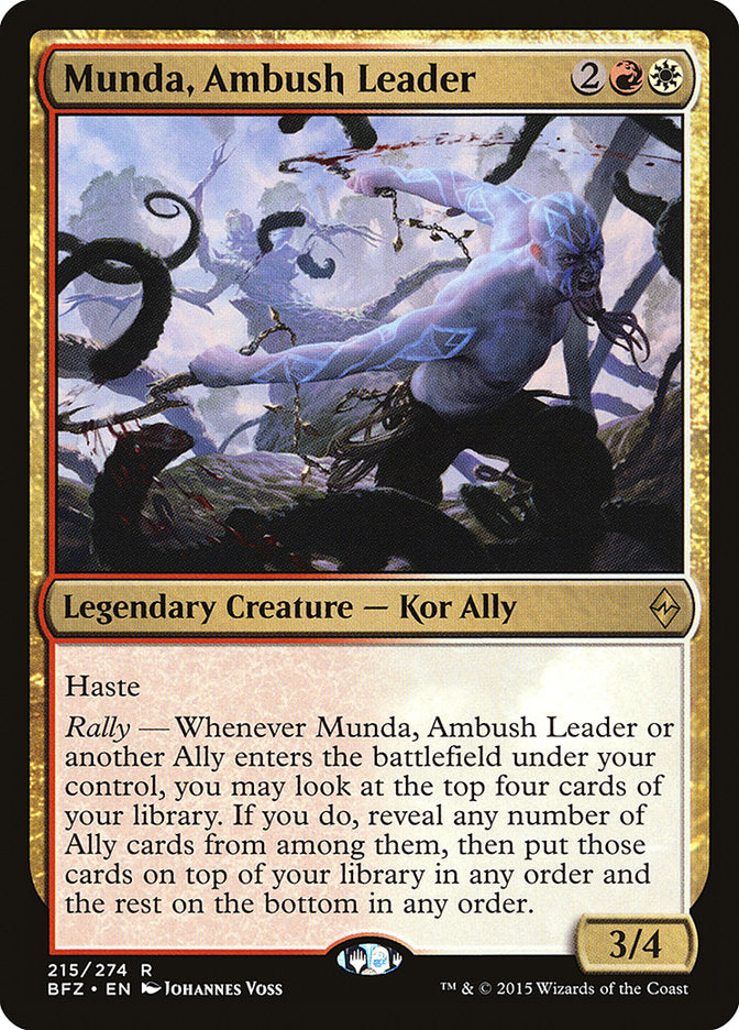 Munda, Ambush Leader [Battle for Zendikar] | L.A. Mood Comics and Games
