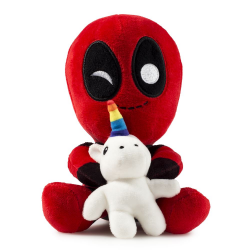 Deadpool w/ Unicorn 7.5" Phunny Plush | L.A. Mood Comics and Games