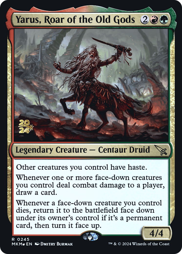 Yarus, Roar of the Old Gods [Murders at Karlov Manor Prerelease Promos] | L.A. Mood Comics and Games