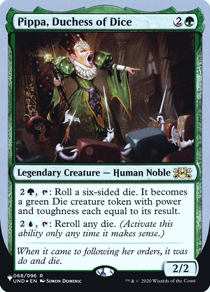 Pippa, Duchess of Dice (Unfinity Foil Edition) [The List] | L.A. Mood Comics and Games