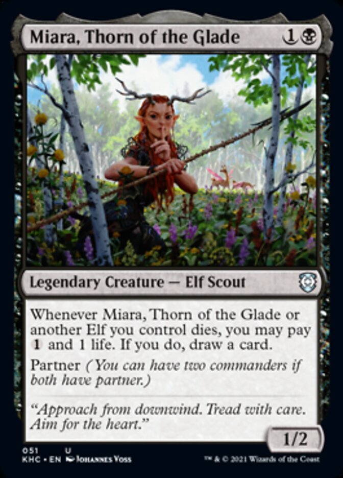 Miara, Thorn of the Glade [Kaldheim Commander] | L.A. Mood Comics and Games