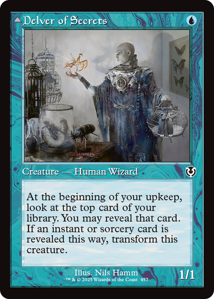 Delver of Secrets // Insectile Aberration (Retro Frame) [Innistrad Remastered] | L.A. Mood Comics and Games