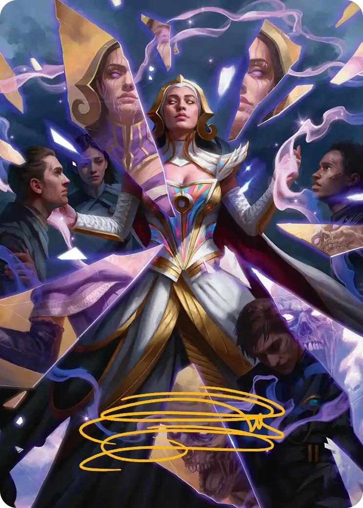 Return to the Light Realms Art Card (5/54) (Gold-Stamped Signature) [Reality Fracture Art Series] | L.A. Mood Comics and Games