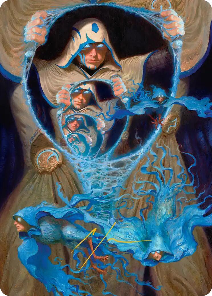 The Theorist, Jace Beleren Art Card (Gold-Stamped Signature) [Reality Fracture Art Series] | L.A. Mood Comics and Games