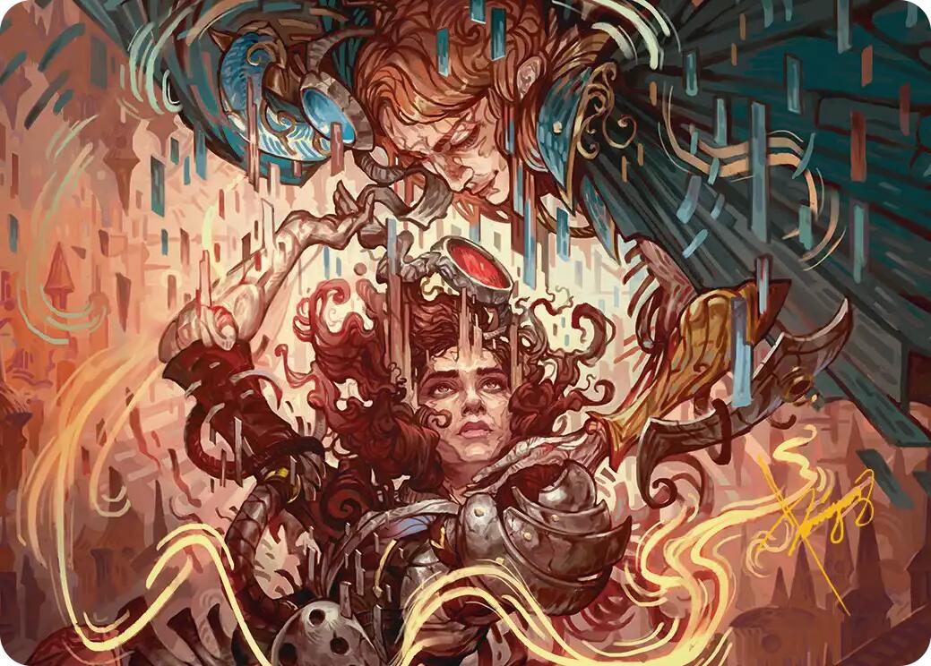 Identity Echo Art Card (Gold-Stamped Signature) [Reality Fracture Art Series] | L.A. Mood Comics and Games