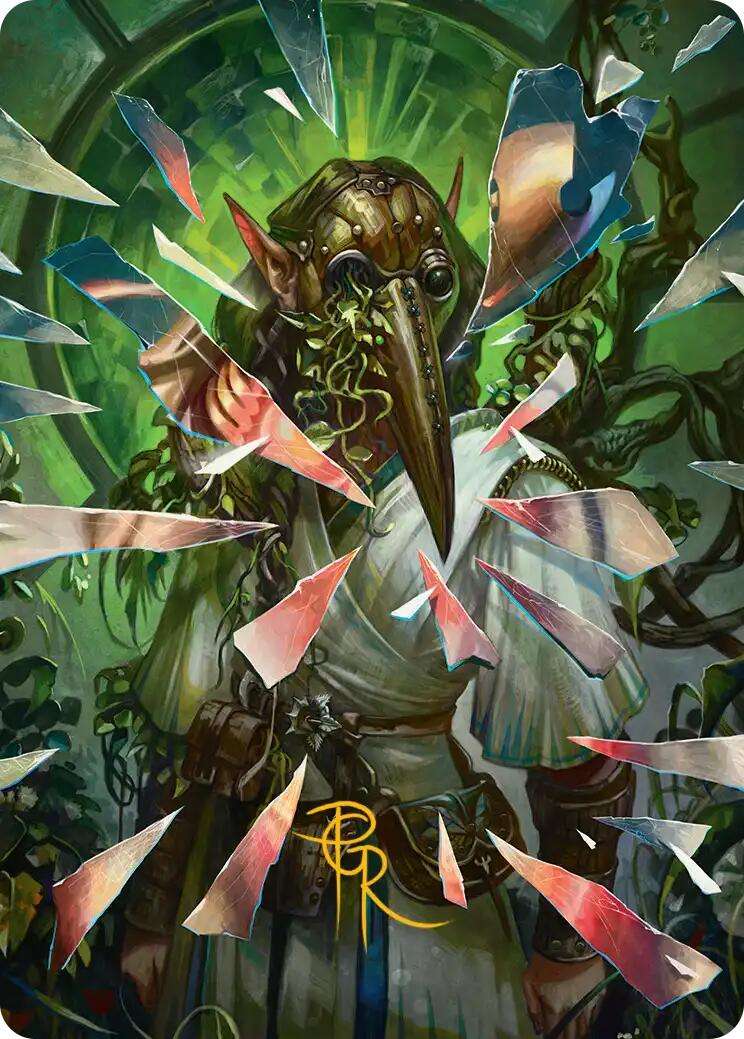 Simulacrum Shaper Art Card (Gold-Stamped Signature) [Reality Fracture Art Series] | L.A. Mood Comics and Games