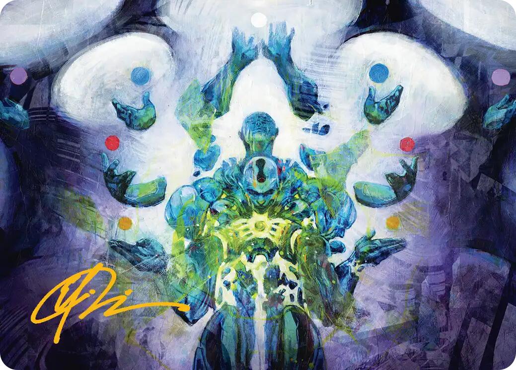 Avatar of Burgeoning Echoes Art Card (Gold-Stamped Signature) [Reality Fracture Art Series] | L.A. Mood Comics and Games