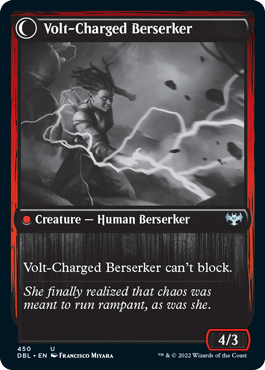 Voltaic Visionary // Volt-Charged Berserker [Innistrad: Double Feature] | L.A. Mood Comics and Games