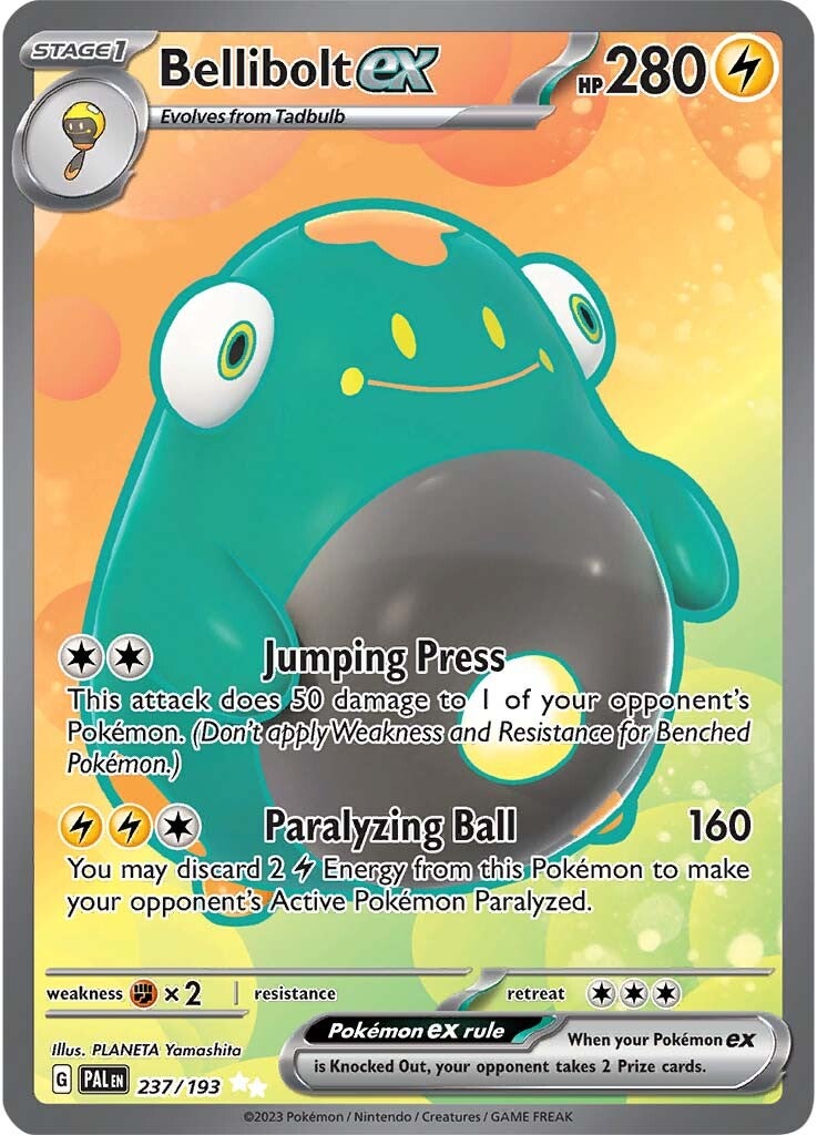 Bellibolt ex (237/193) [Scarlet & Violet: Paldea Evolved] | L.A. Mood Comics and Games