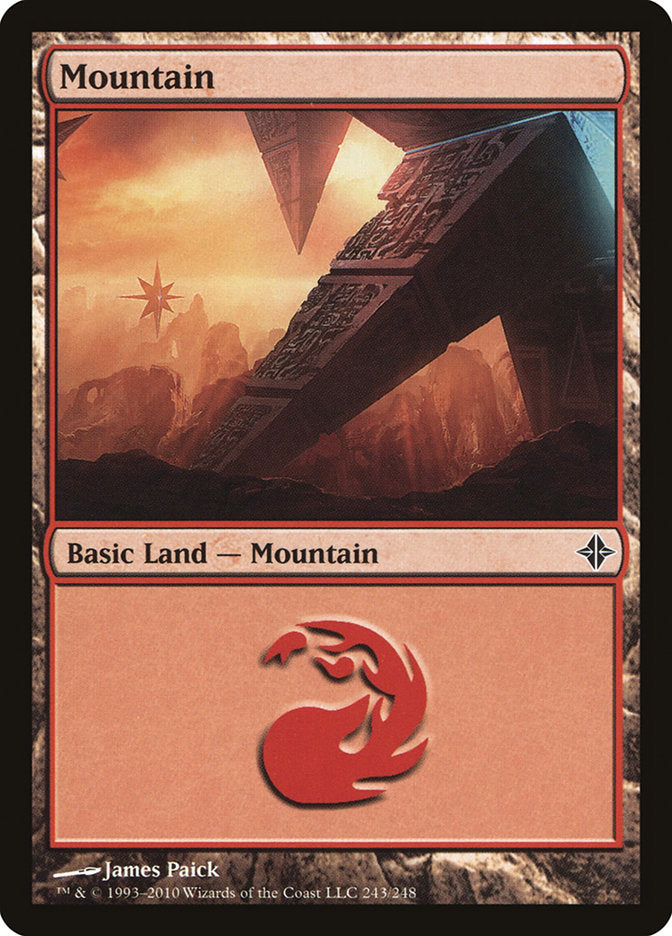 Mountain (243) [Rise of the Eldrazi] | L.A. Mood Comics and Games