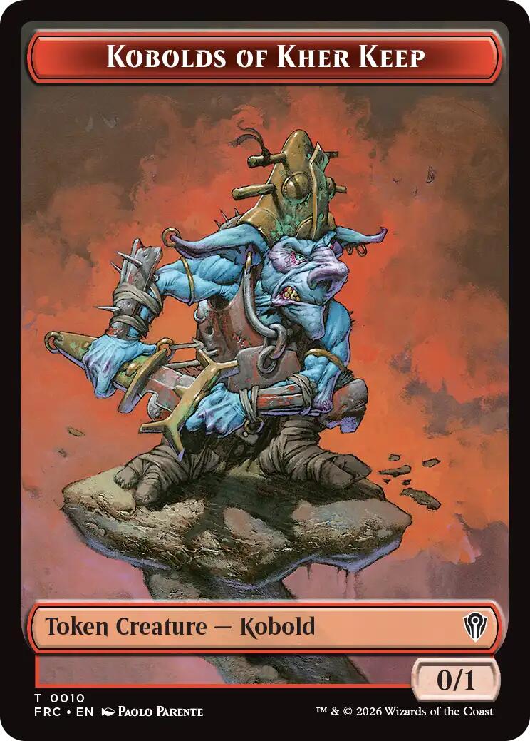Kobolds of Kher Keep // Phyrexian Mite Double-Sided Token [Reality Fracture Commander Tokens] | L.A. Mood Comics and Games
