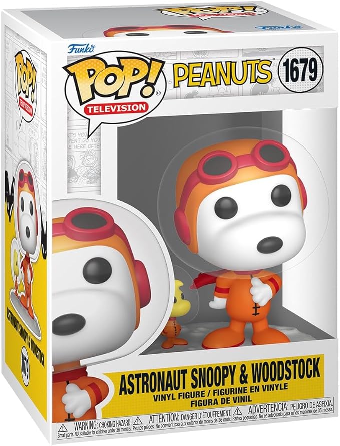 Funko Pop! Animation: Peanuts - Astronaut Snoopy & Woodstock | L.A. Mood Comics and Games