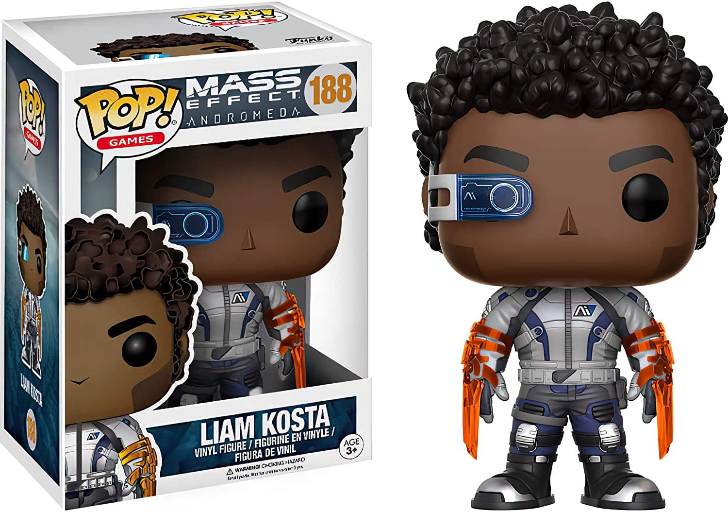 Pop Vinyl -Mass Effect- Liam Kosta (Trade-In) | L.A. Mood Comics and Games