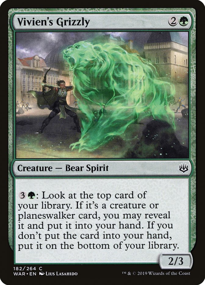 Vivien's Grizzly [War of the Spark] | L.A. Mood Comics and Games