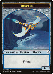 Daretti, Scrap Savant Emblem // Thopter Double-Sided Token [Commander 2016 Tokens] | L.A. Mood Comics and Games