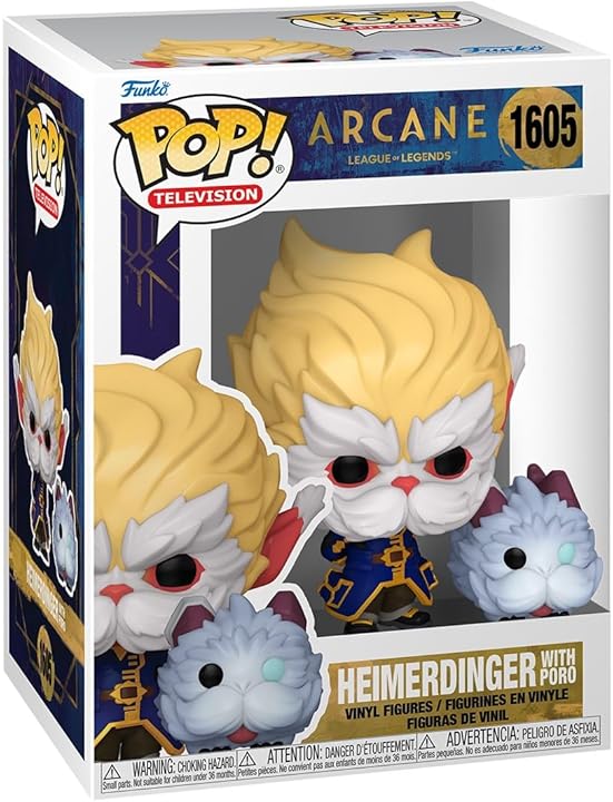 Pop Animation League Of Legends Arcane Heimerdinger Figure (With Poro) | L.A. Mood Comics and Games