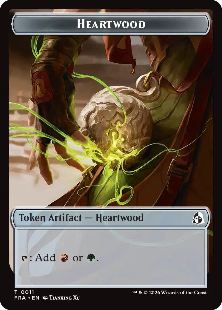 Heartwood // Thopter Double-Sided Token [Reality Fracture Tokens] | L.A. Mood Comics and Games