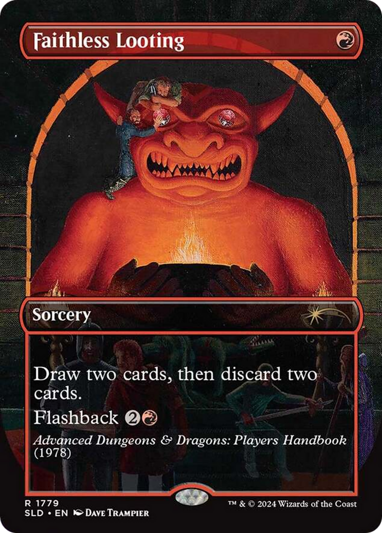 Faithless Looting (Rainbow Foil) [Secret Lair Drop Series] | L.A. Mood Comics and Games