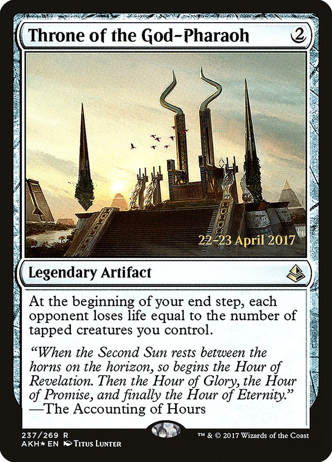 Throne of the God-Pharaoh [Amonkhet Prerelease Promos] | L.A. Mood Comics and Games
