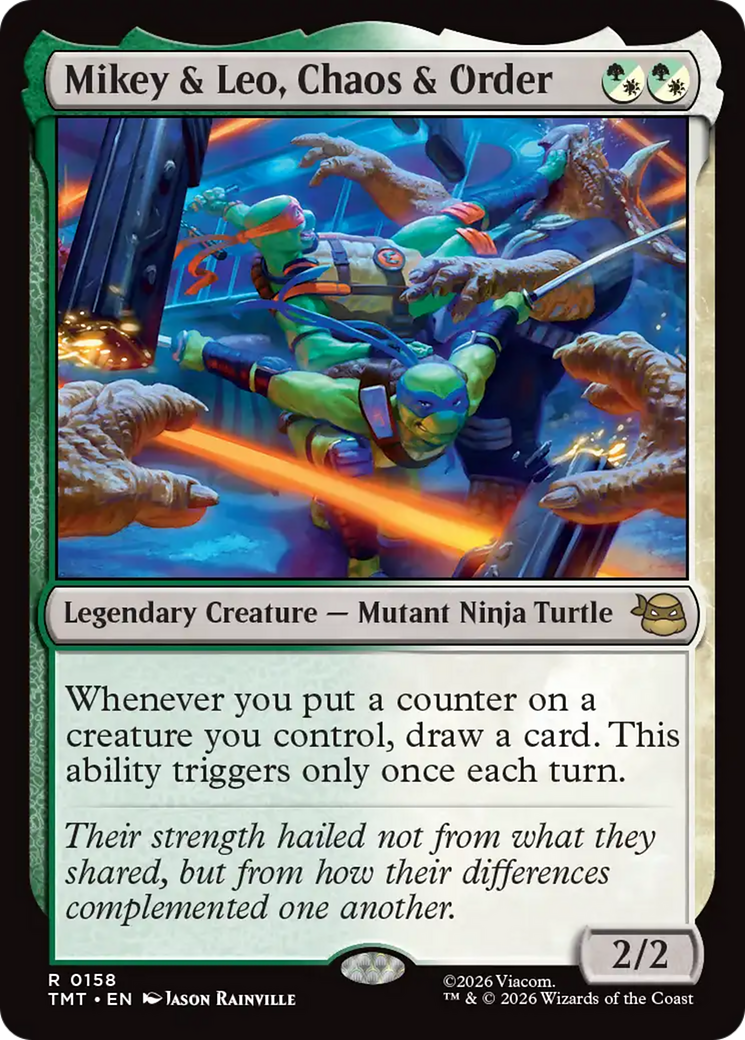 Mikey & Leo, Chaos & Order [Teenage Mutant Ninja Turtles] | L.A. Mood Comics and Games