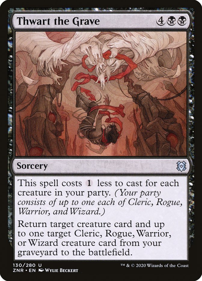 Thwart the Grave [Zendikar Rising] | L.A. Mood Comics and Games