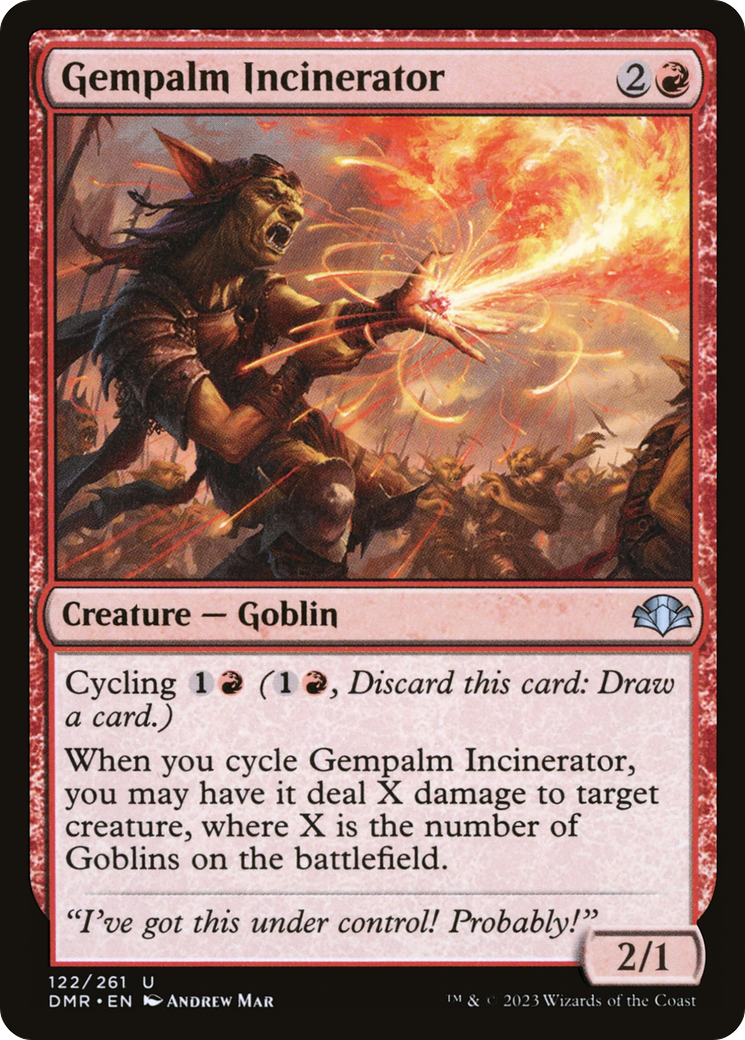 Gempalm Incinerator [Dominaria Remastered] | L.A. Mood Comics and Games