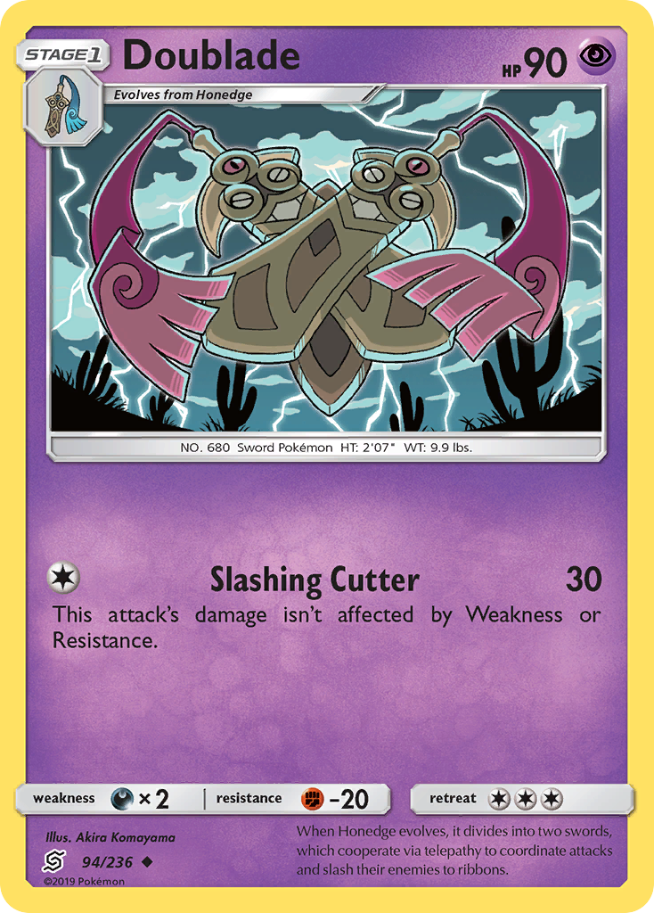 Doublade (94/236) [Sun & Moon: Unified Minds] | L.A. Mood Comics and Games