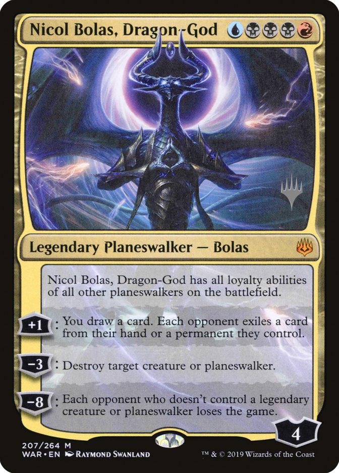 Nicol Bolas, Dragon-God (Promo Pack) [War of the Spark Promos] | L.A. Mood Comics and Games