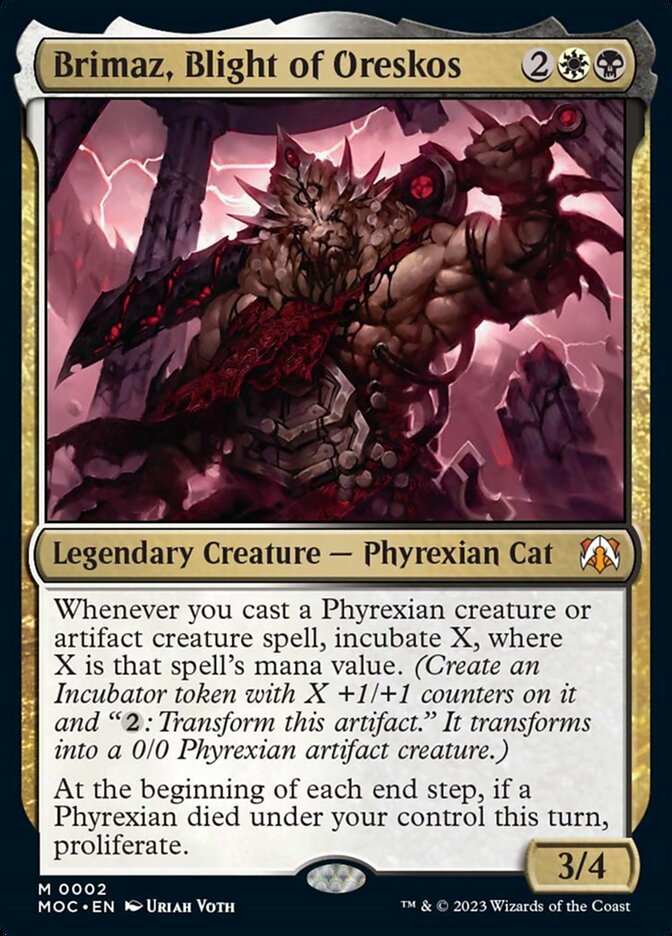 Brimaz, Blight of Oreskos [March of the Machine Commander] | L.A. Mood Comics and Games