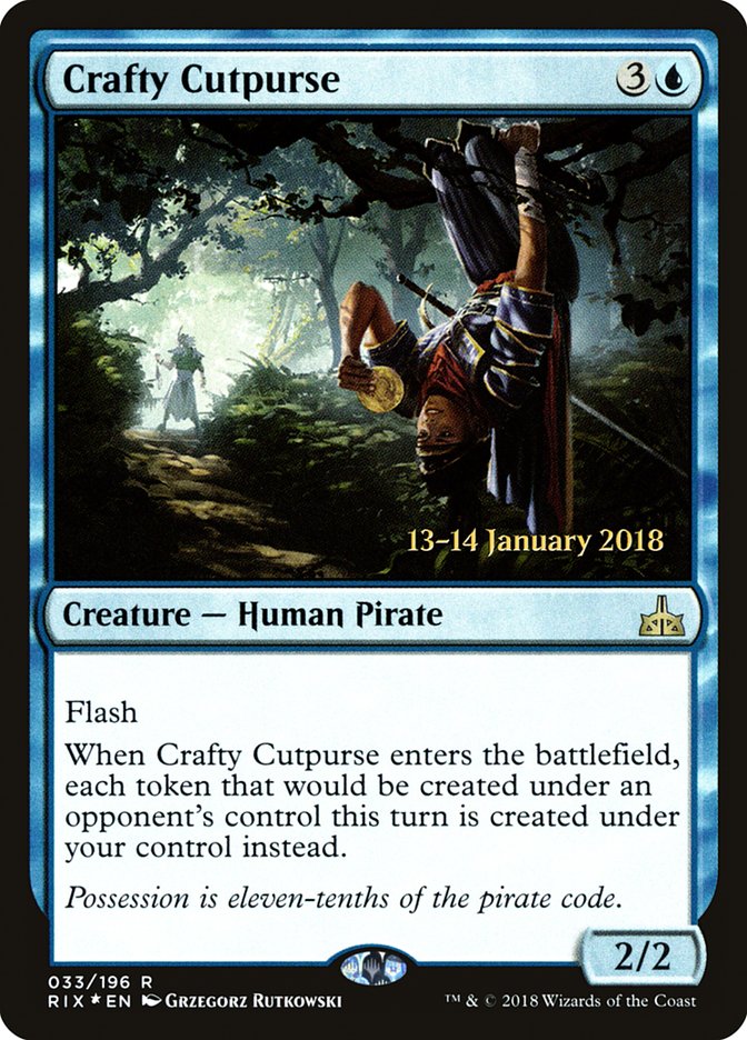 Crafty Cutpurse [Rivals of Ixalan Prerelease Promos] | L.A. Mood Comics and Games