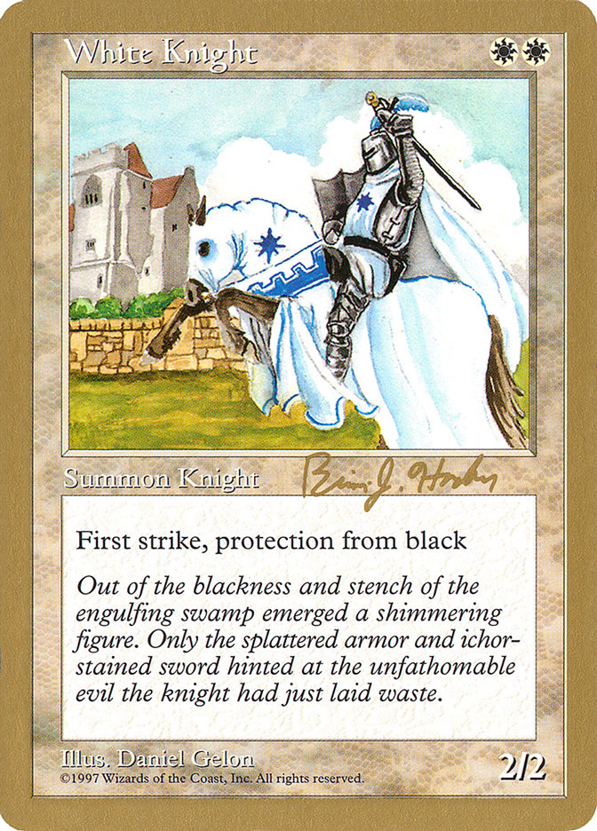 White Knight (Brian Hacker) [World Championship Decks 1998] | L.A. Mood Comics and Games