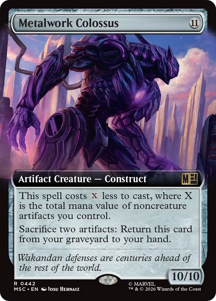 Metalwork Colossus (Extended Art) [Marvel Super Heroes Commander] | L.A. Mood Comics and Games